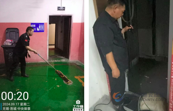 无锡华广物业英勇抗击台风，全力守护家园平安