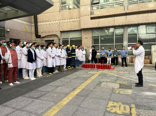 苏州市中医医院举办职工消防安全演练