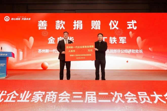 同心同向，共创未来！苏州新一代企业家商会三届二次会员大会顺利召开