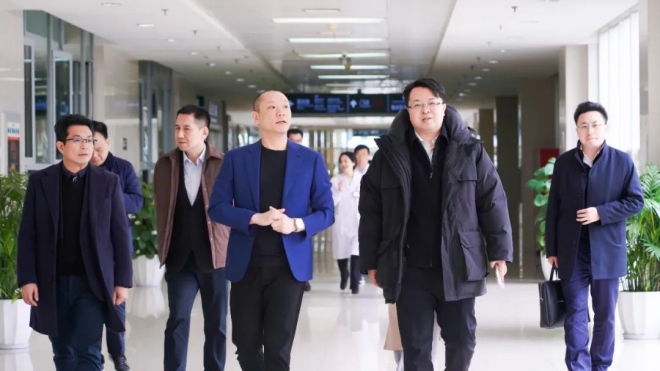 苏州市副市长刘博一行调研九龙医院