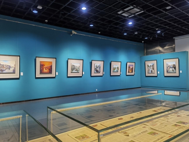 以油彩为笔，勾勒乌镇诗意！王一油画展在浙江桐乡举办