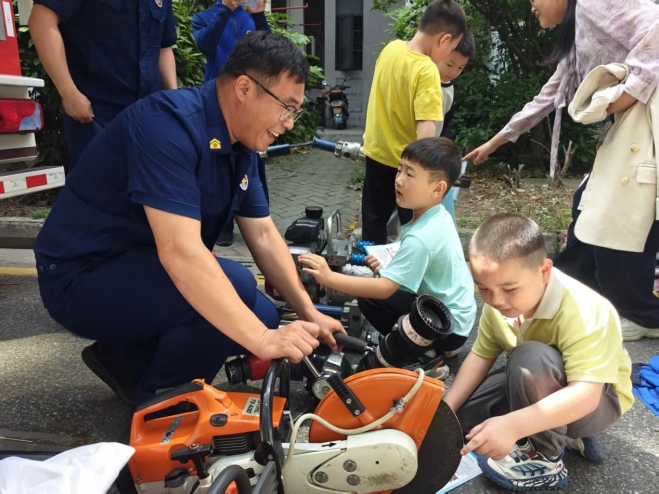 苏州园区兴浦社区消防启蒙润童心 安全护航助成长