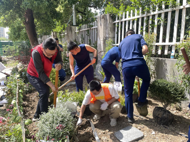苏州园区金苑社区“双微行动”打造共享花圃
