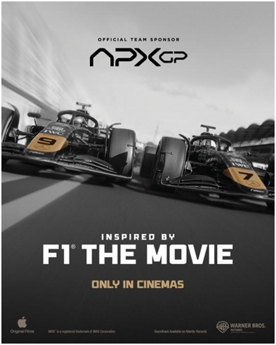 《F1™：狂飙飞车》全国热映  IWC万国表特别呈现APXGP车队联名时计作品