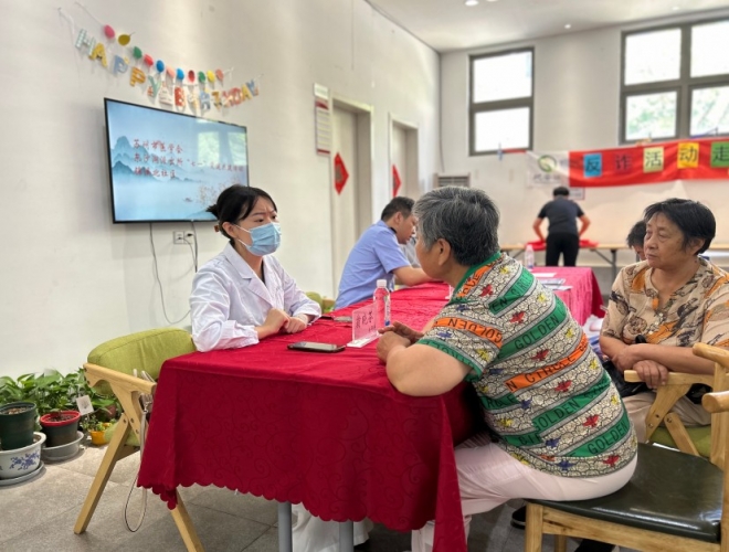 苏州园区锦溪北社区：健康呼吸，暖心义诊