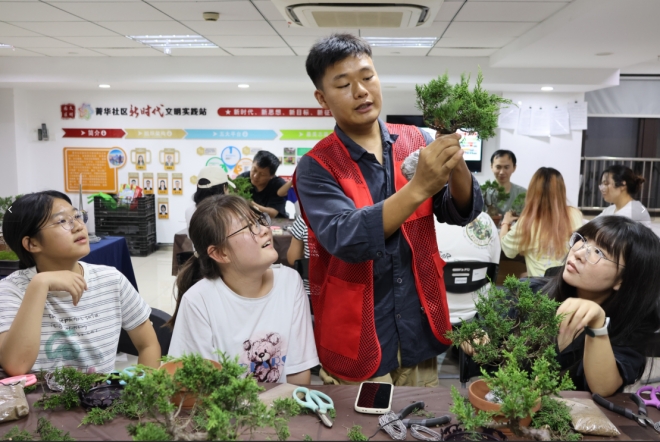 苏州园区菁华社区：苏韵盆景传匠心 社区共筑文化情