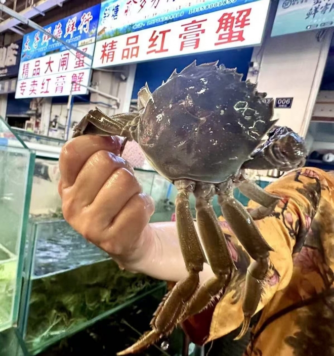 苏州南环桥市场暖心姜汤蟹醋助力金秋蟹季升温 苏州南环桥市场暖心姜汤蟹醋助力金秋蟹季升温