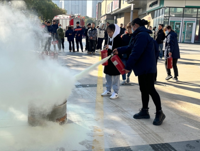 苏州园区锦溪北社区开展2025年度消防安全演练活动