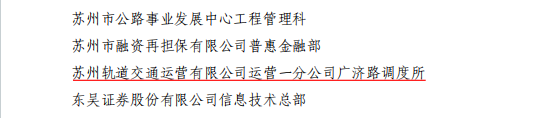 匠心筑梦，载誉前行！苏州地铁获2025江苏省五一劳动奖3项荣誉