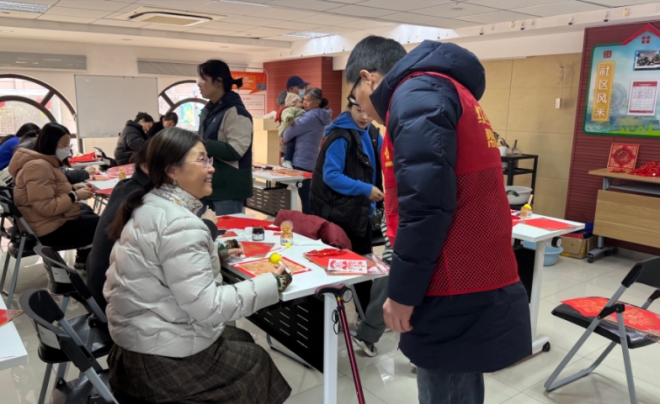 苏州园区菁华社区:福印家门 彩绘新春 苏州园区菁华社区:福印家门 彩绘新春