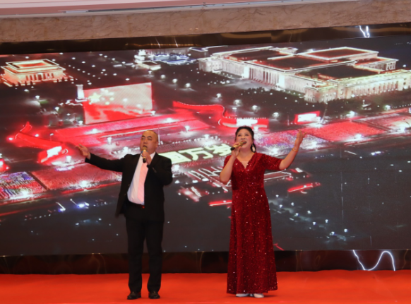 江苏省盐城市交通歌声嘹亮庆元宵