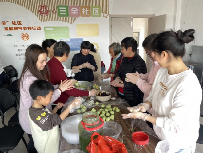 苏州园区吴淞社区：植此青绿，共享春光