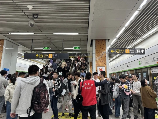 1393.5万人次！苏州地铁“五一”客流创历年同期新高