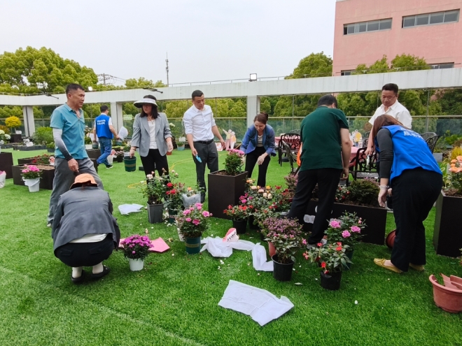 苏州园区明胜社区：以花为媒传新知 以艺育人润民心