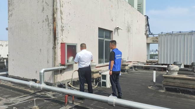 苏州园区汀兰社区开展高层建筑消防专项检查 苏州园区汀兰社区开展高层建筑消防专项检查