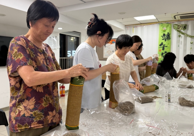苏州园区菁华社区开展非遗文化体验活动