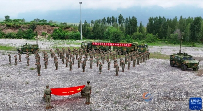 八一，我们在战位上向祖国报告